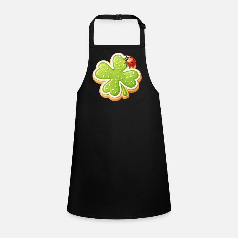 Shamrock Biscuit with Ladybug Children's Apron
