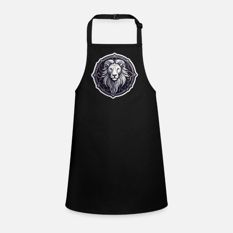 Cosmic Leo Round Astral Pattern Children's Apron