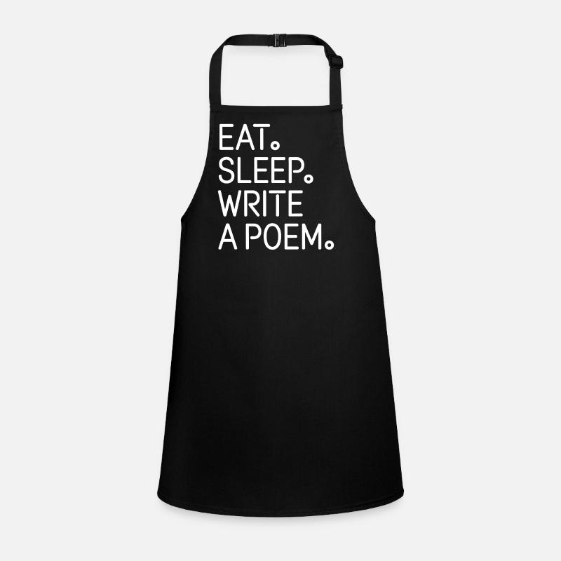 Eat Sleep Write A Poem Children's Apron