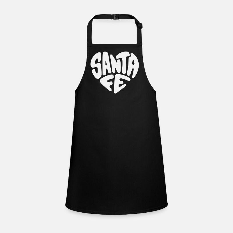Santa Fe, New Mexico Heart Design Children's Apron