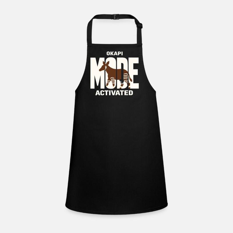 Okapi-liebhaber Okapi-tier Seltene Tierweltliebe Schürze für Kinder