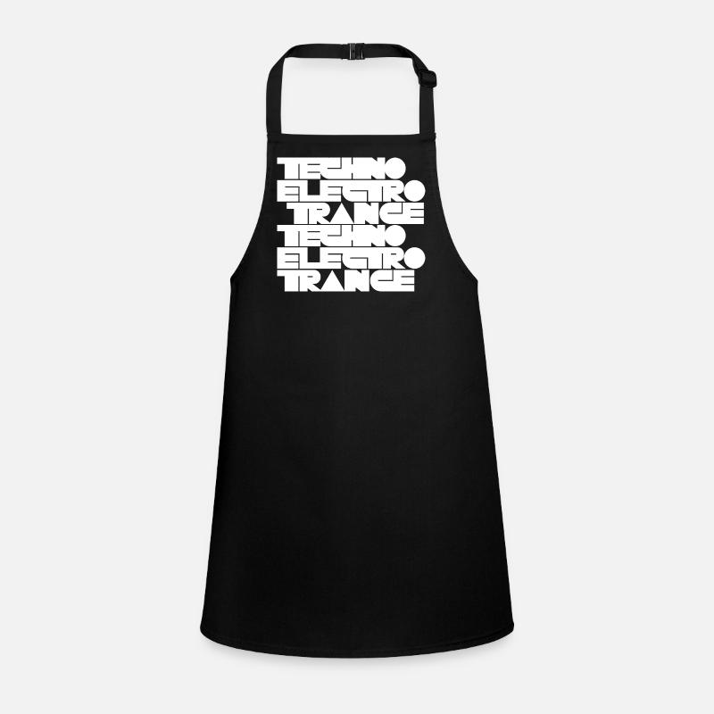 Techno Electro Trance music Children's Apron