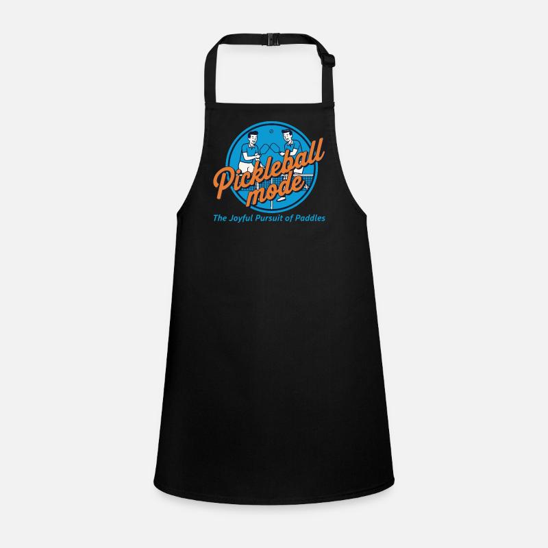 Pickleball Mode Funny Player Paddle Balls Net Children's Apron