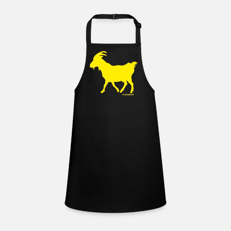 Chèvre GOAT bouc émissaire jaune Tablier Enfant