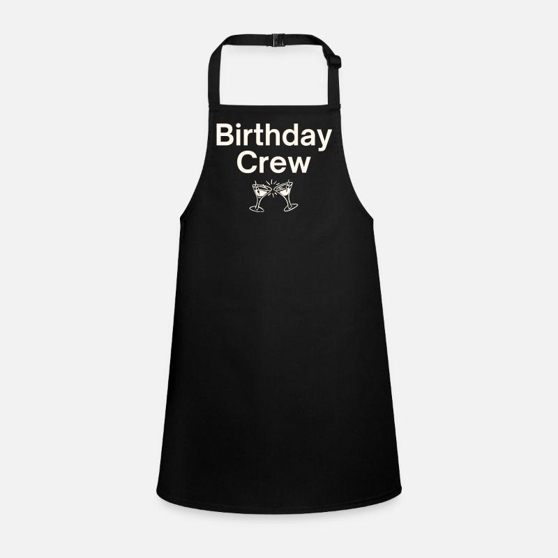 Birthday Crew Schürze für Kinder