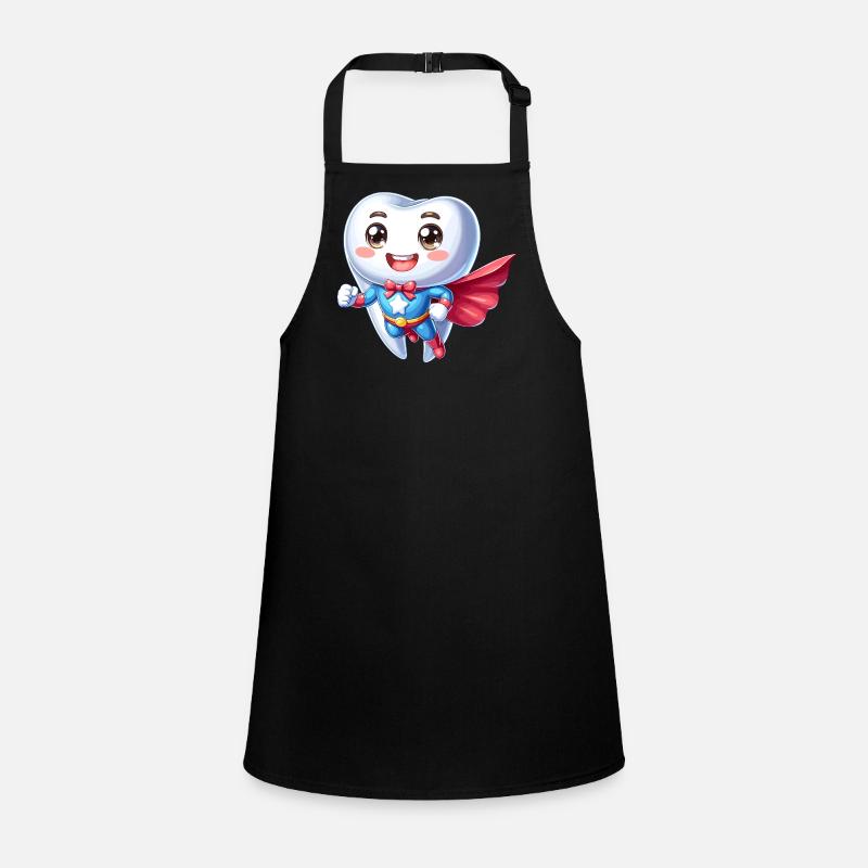 Dentist Superhero Tooth Teeth Hero Brushing Teeth Children's Apron