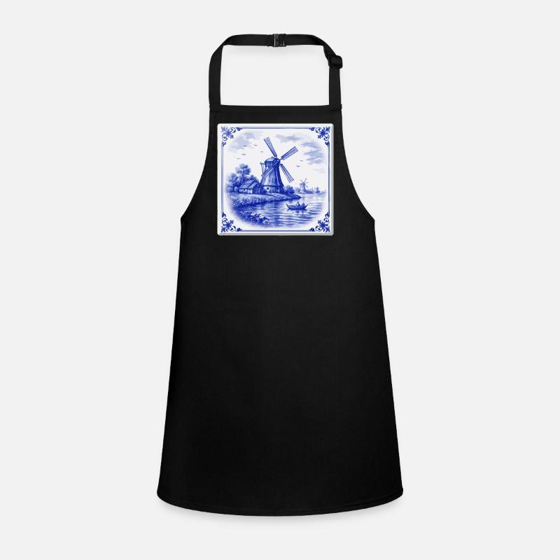 Delft Windmill by the Lake Children's Apron