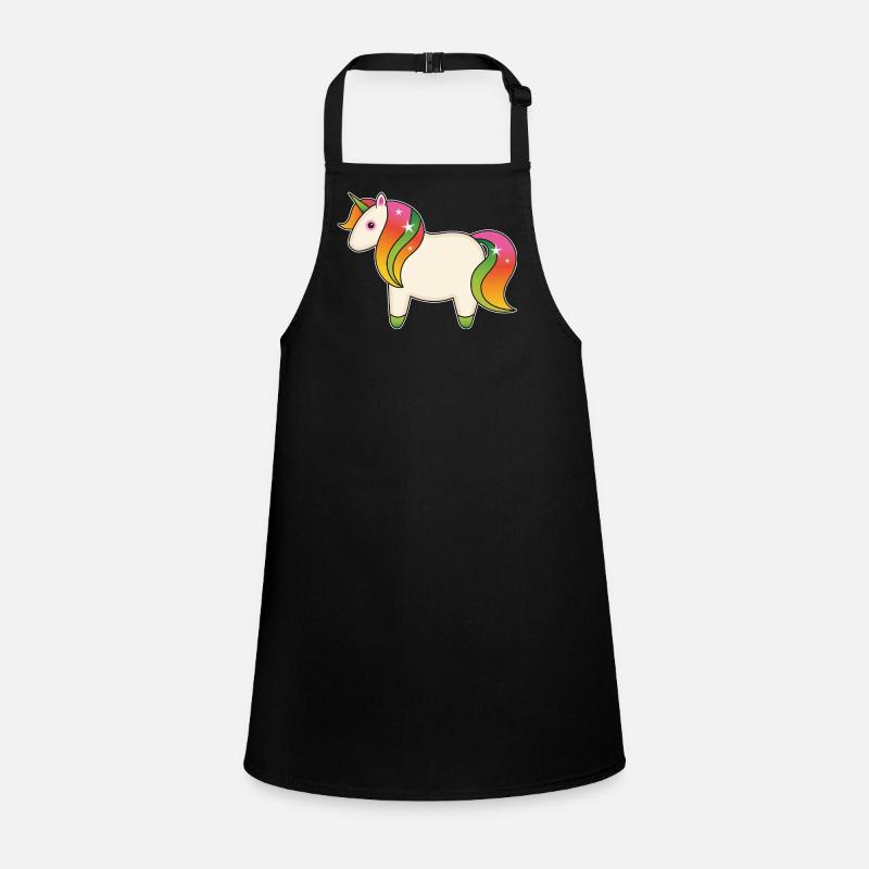 Cute Rainbow Unicorn Schürze für Kinder
