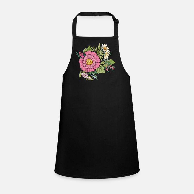 Flower image Children's Apron