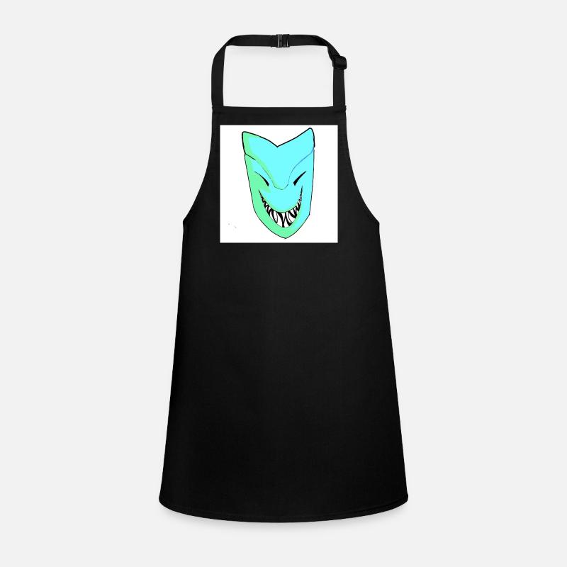Smiling mask in gradient Children's Apron