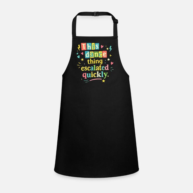 This dance quickly escalated Children's Apron