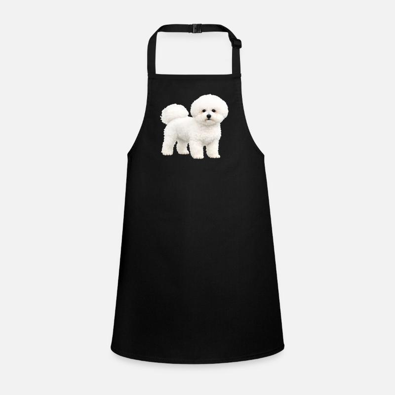 Realistic Bichon Frise Puppy Children's Apron