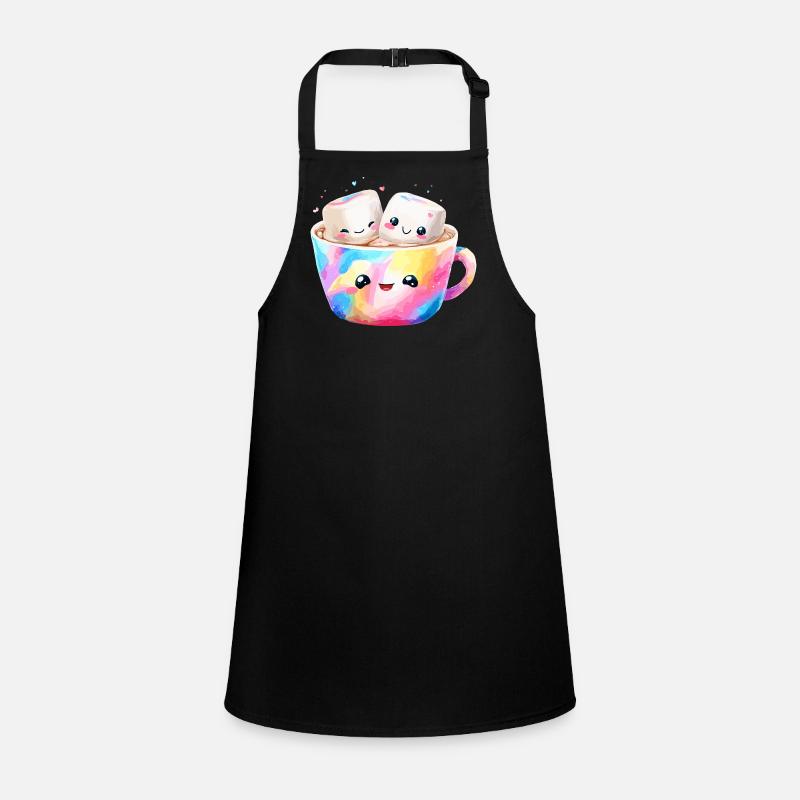 Colorful Marshmallow Coffee Mug Children's Apron