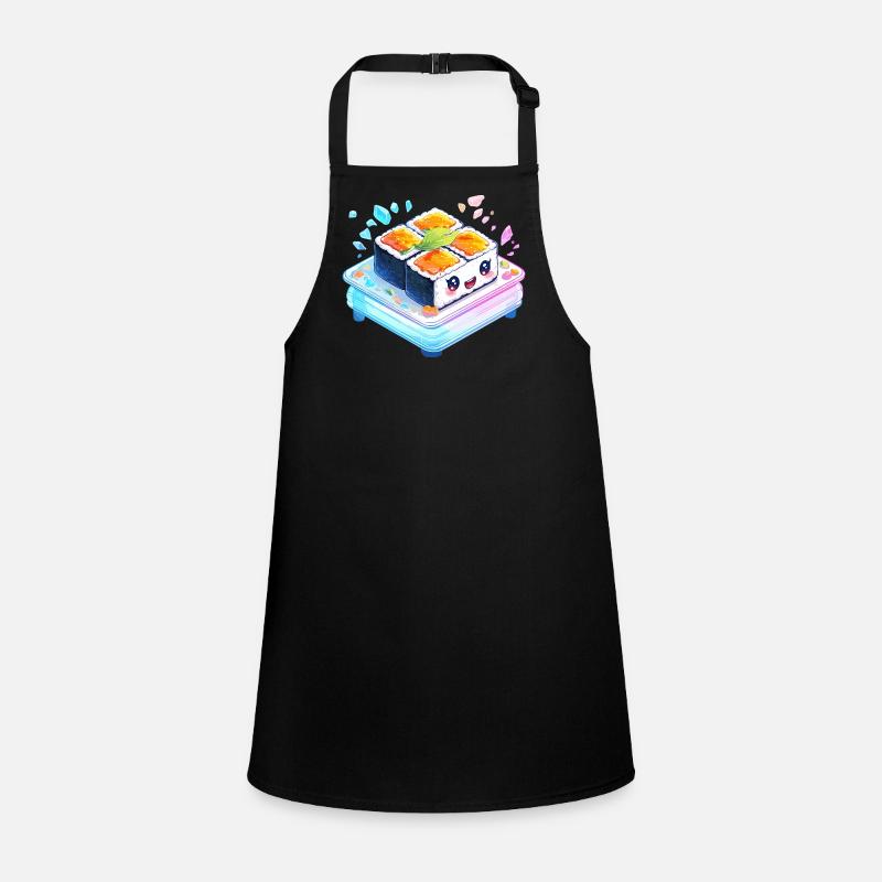 Kawaii Sushi Quartet on Bento Box Children's Apron