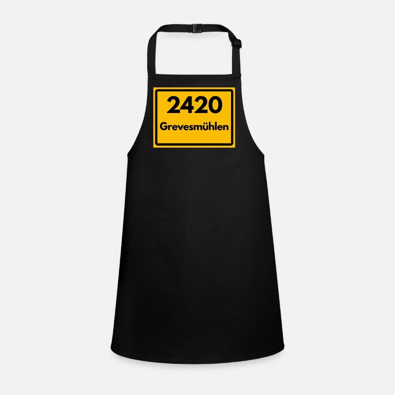 OLD POSTCODE POSTCODE RETRO 2420 GREVESMÜHLEN Children's Apron