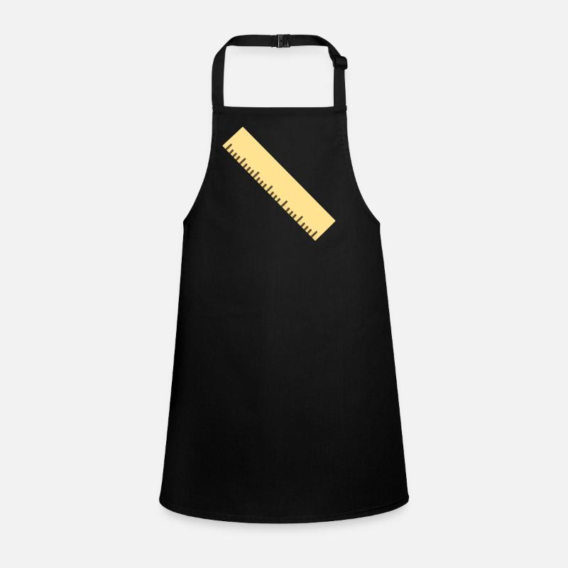 Diagonal Ruler Line Art Children's Apron