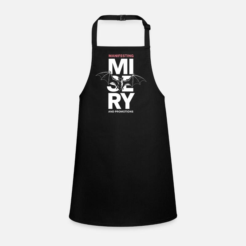 Manifesting Midnight Bat Children's Apron