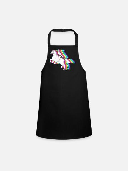 Horse racing - Children's Apron - black - Front