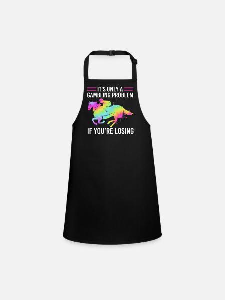 Horse racing - Children's Apron - black - Front