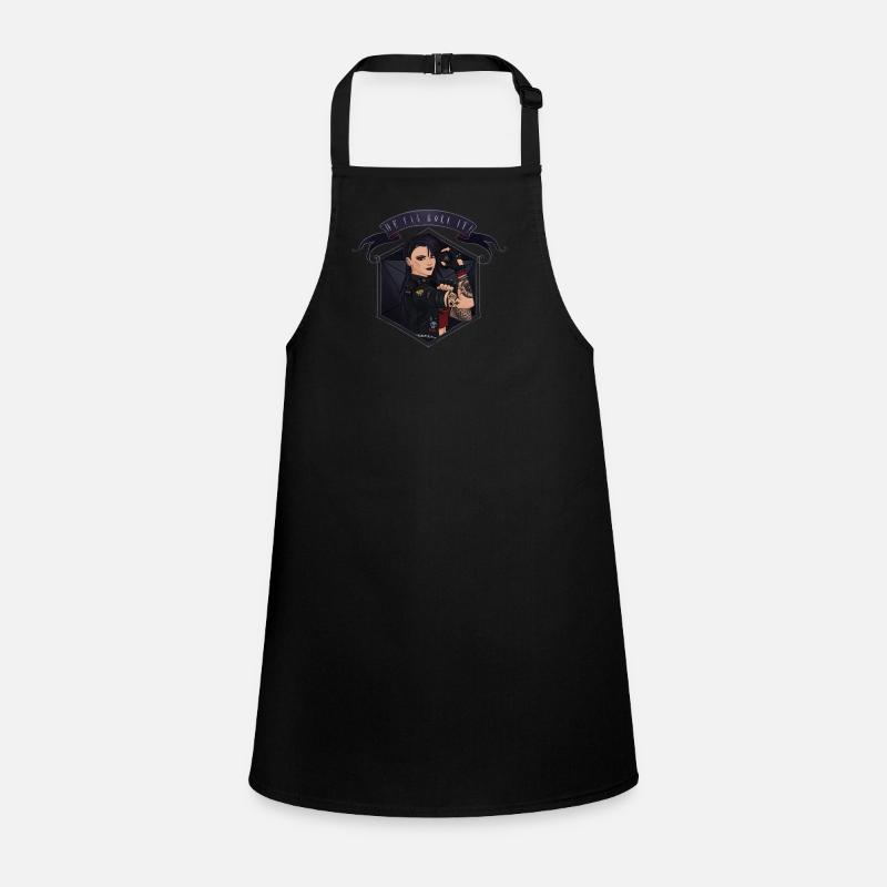 We can ROLL it! White Children's Apron