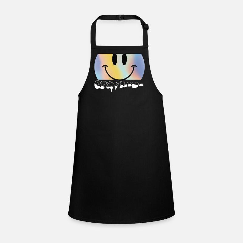 Tie-Dye Cravings Logo Schürze für Kinder