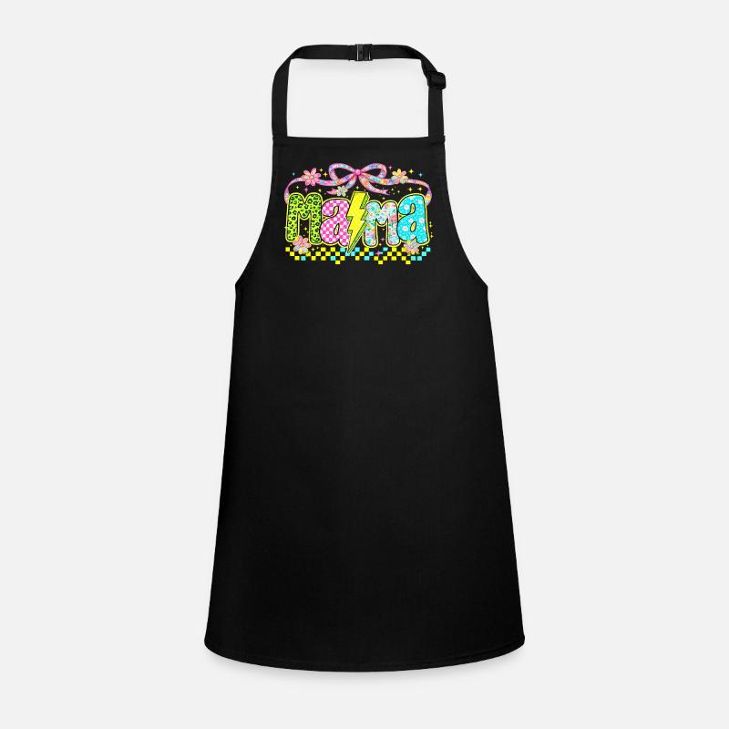 Mama Retro Flashy | Neon Style Mother's Day Children's Apron