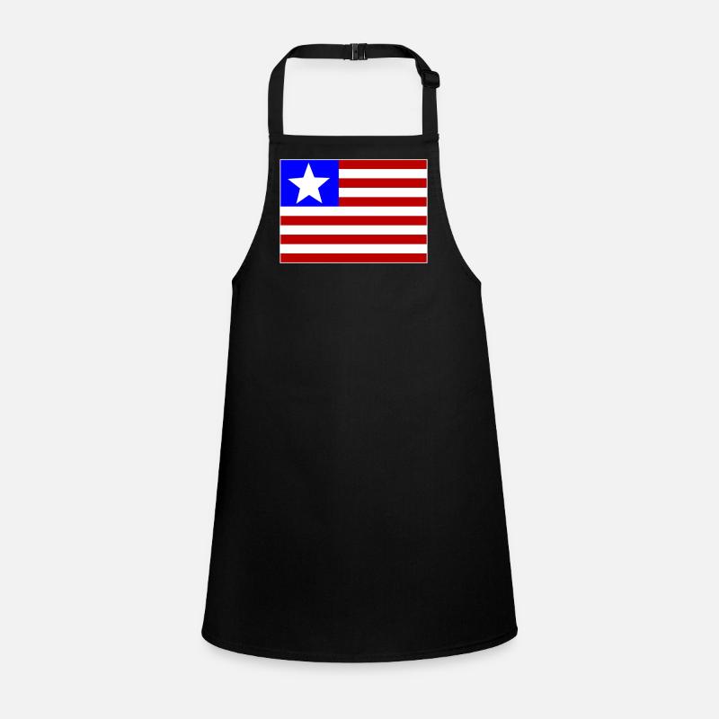 Liberia_Flagge_used Tablier Enfant