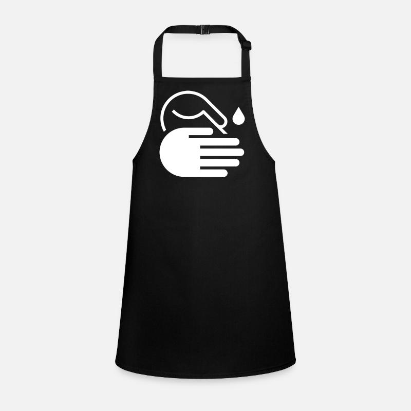 Wash Hands Icon Children's Apron