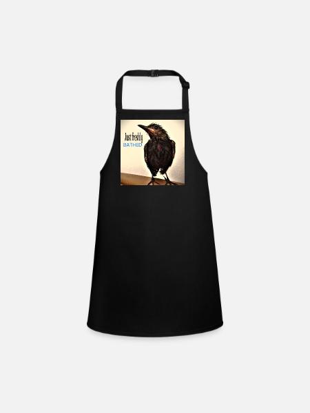 Just freshly bathed - Children's Apron - black - Front