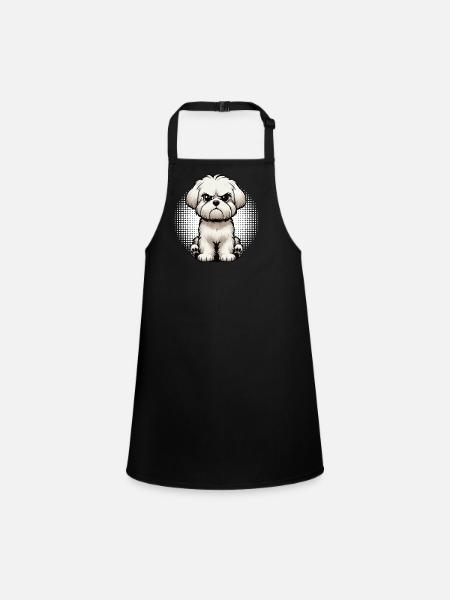 Malteser Maltese Owner Maltese Lovers - Children's Apron - black - Front