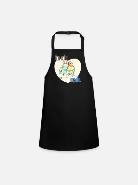 Rosehead - Tablier Enfant - noir - Devant