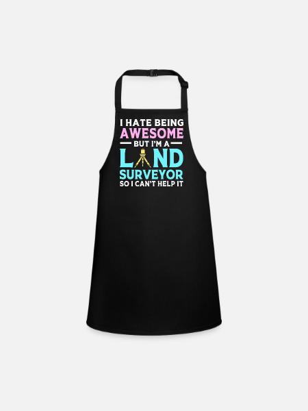 Surveyor - Children's Apron - black - Front