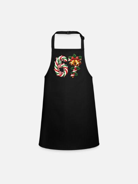 67 christmas meme - Children's Apron - black - Front