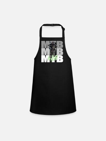 MTB - Children's Apron - black - Front