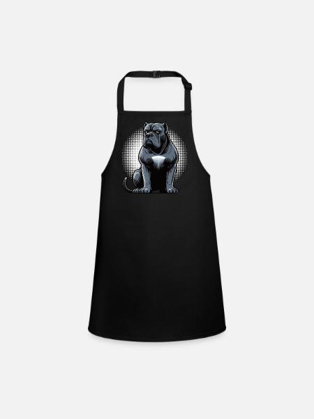 Cane Corso Cane Corsos Corso halter Corso Owner - Children's Apron - black - Front