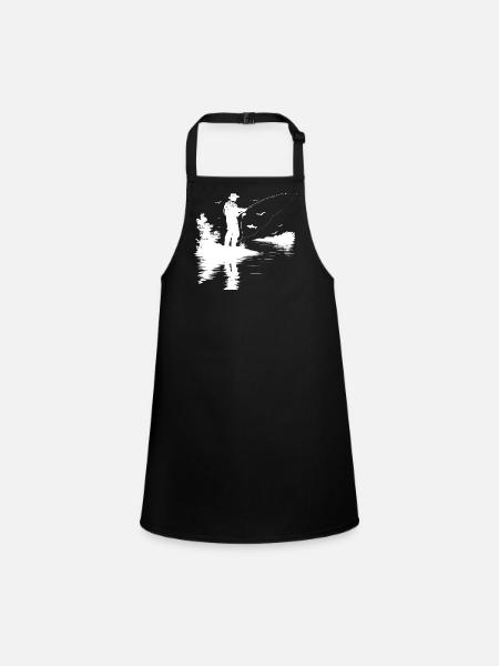 Fischer Graphics - Children's Apron - black - Front