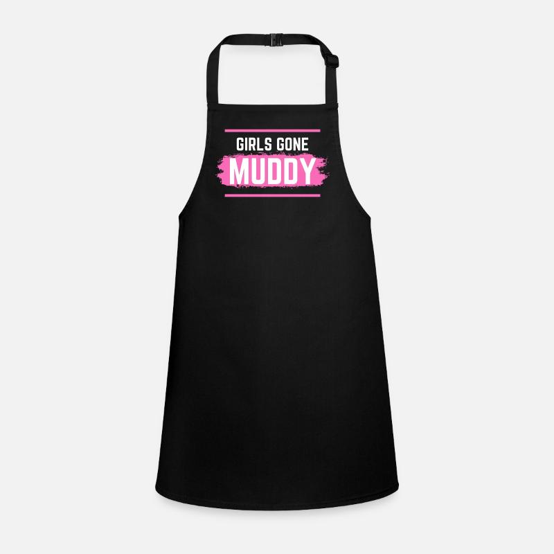 Muddy run shirt mud Matsch Lauf girl Team obstacle Schürze für Kinder
