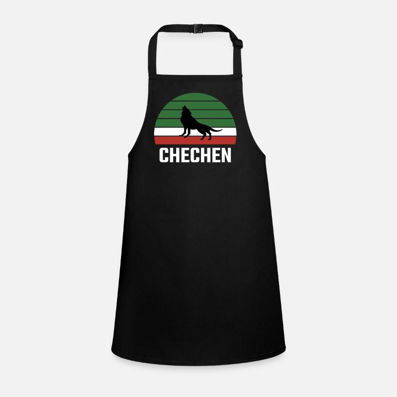 Chechnya Chechen Chechnya Borz Wolf Flag Children's Apron