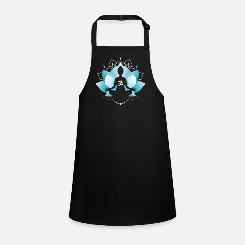 Blue Lotus Blossom Children's Apron
