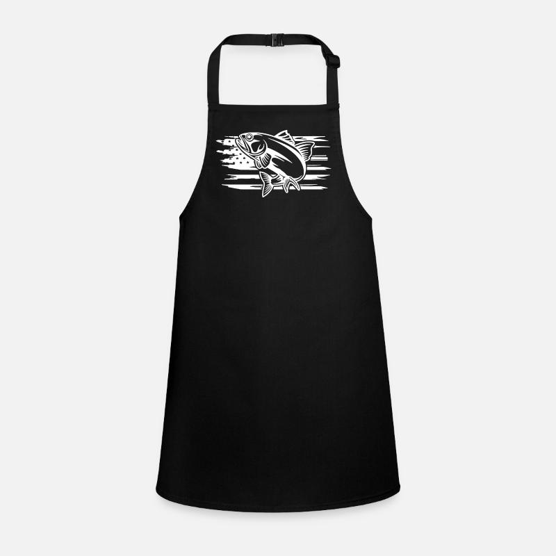 Dynamic Fish Motion Graphic Children's Apron