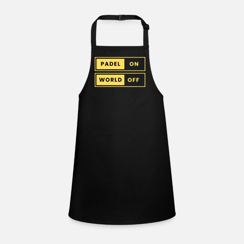 Padel World Off - Contrast Design Children's Apron