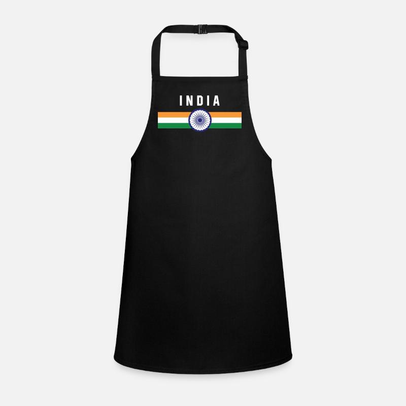 Inde - drapeau et armoiries Tablier Enfant