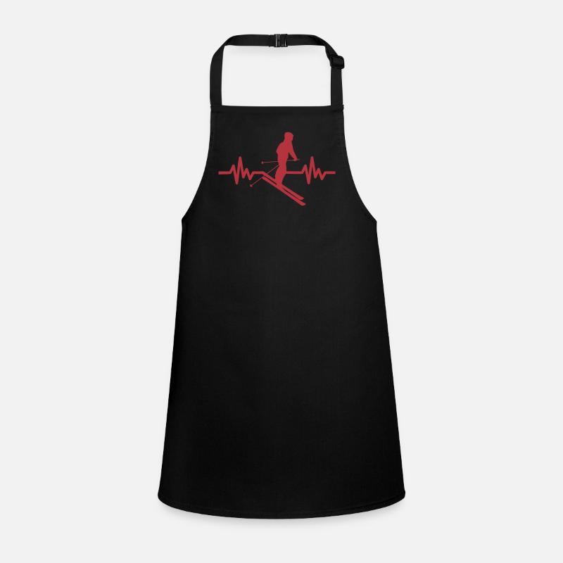 Heartbeat Skiing Ski freestyle Children's Apron