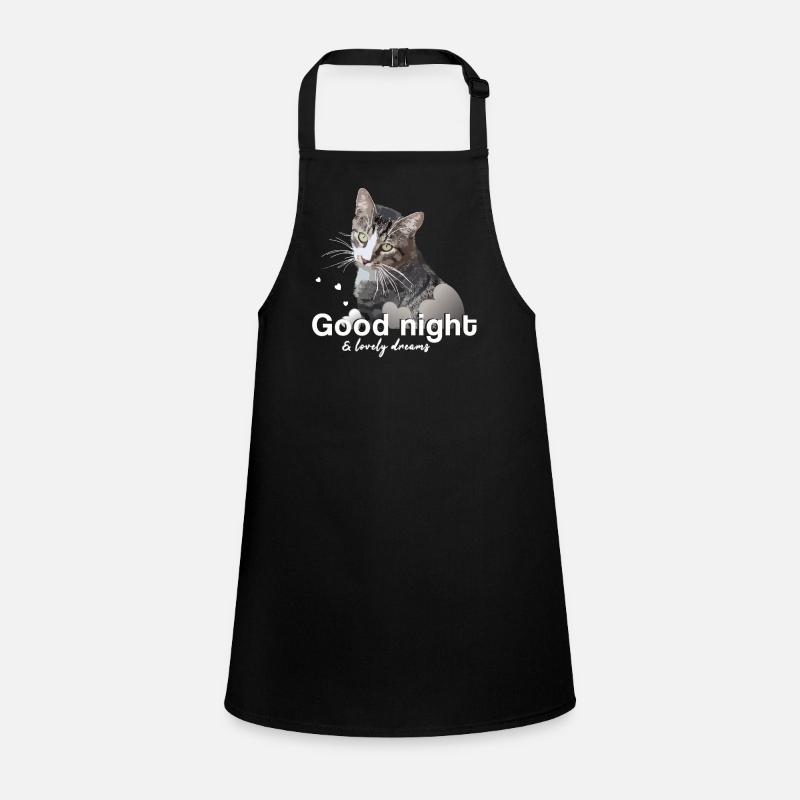 Sleep shirt good night good night Children's Apron