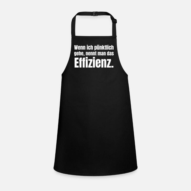 Punctuality as efficiency Children's Apron