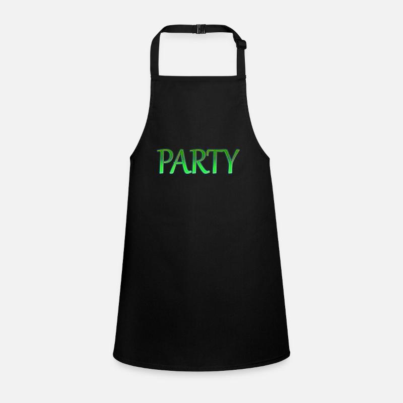 Design vert de fête Tablier Enfant