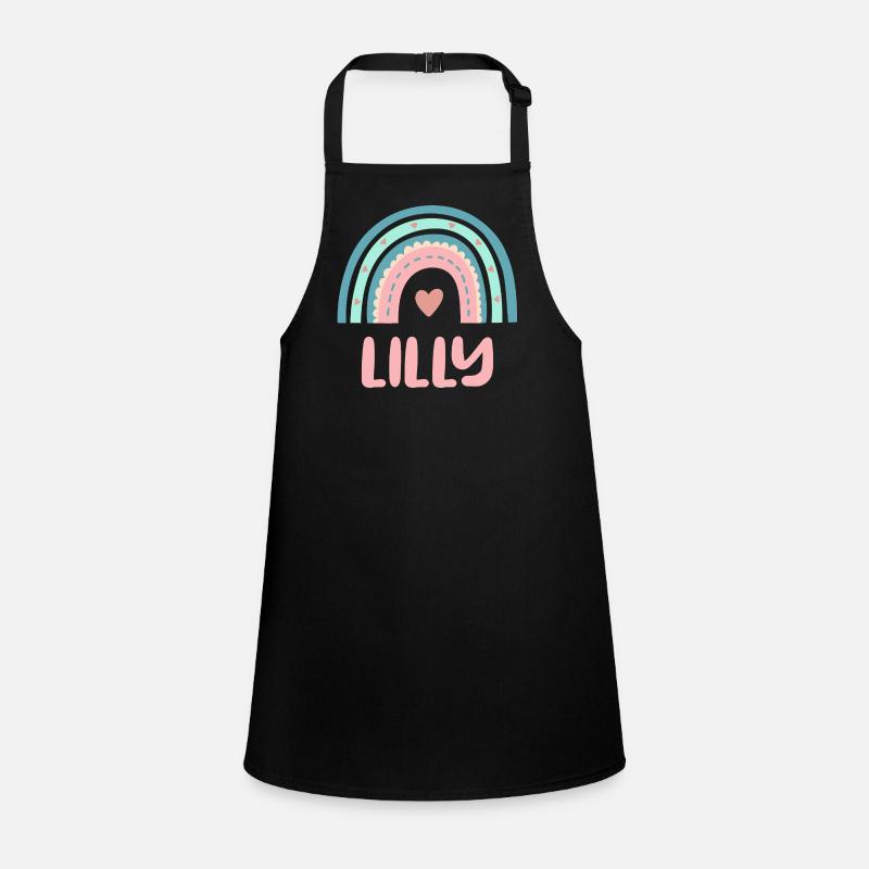 Lilly Name Rainbow Baby Children's Apron