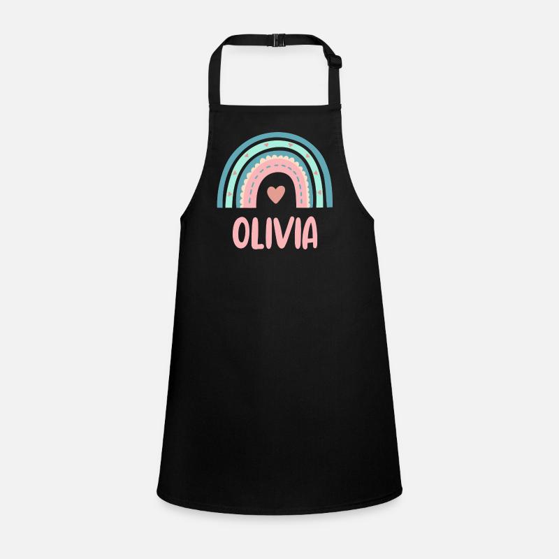 Olivia Nom Rainbow Baby Tablier Enfant