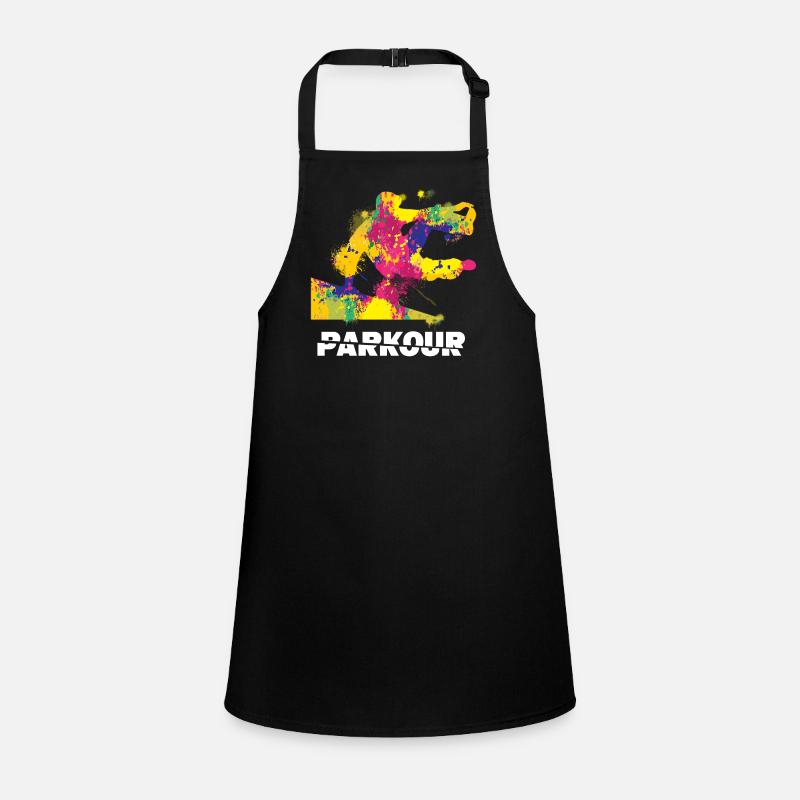 parkour - Tablier Enfant - noir