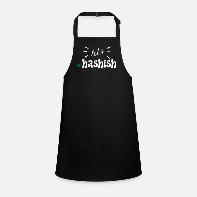 Let's Hash Typography Pattern Children's Apron